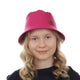Bucket hat &ndash; pellavaa, Pinkki