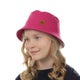 Bucket hat &ndash; pellavasta, Pinkki